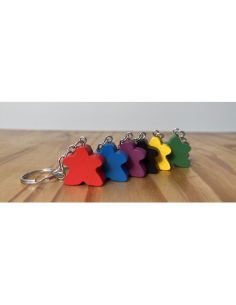 Porte-clés Meeple orange 2