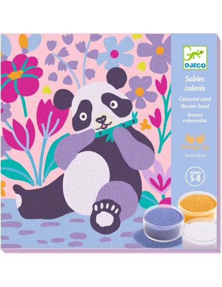 Coffret sable coloré Pattes de velours - Djeco