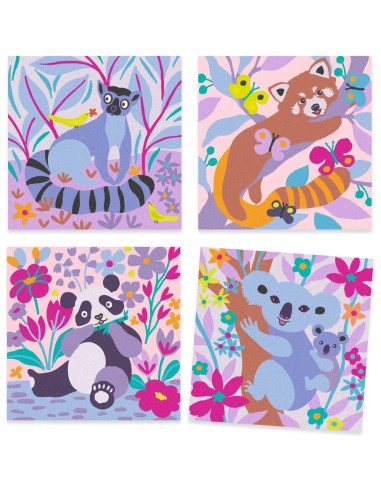 Coffret sable coloré Pattes de velours - Djeco