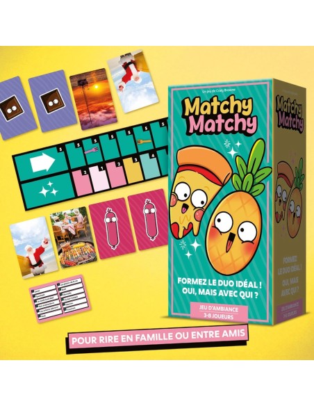 Matchy Matchy - Jeu d'Ambiance - Jeu de Société - Cocktail Games