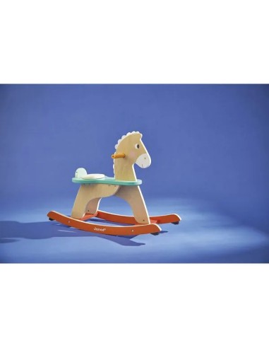 Cheval à Bascule Ogalo Zigolos - bois - : Jouets à bascule, Porteurs & Chariots - Janod