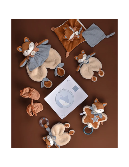 Timo coffret doudou et chaussons de doudou et compagnie