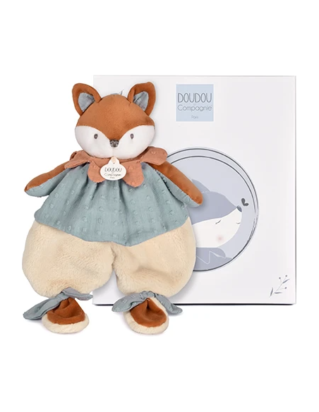 Doudou plat renard Timo doudou et compagnie
