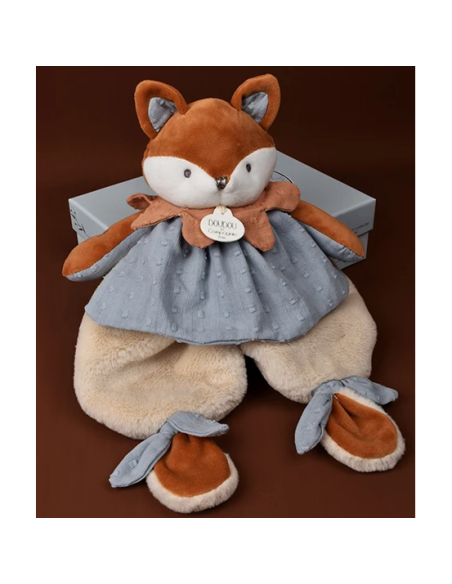 Doudou plat renard Timo doudou et compagnie