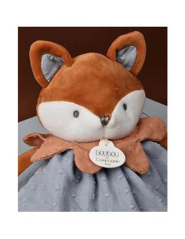 Doudou plat renard Timo doudou et compagnie
