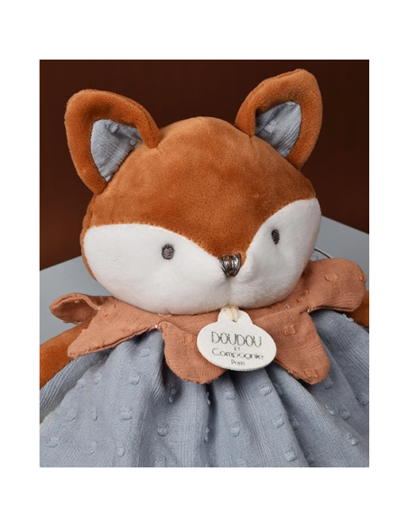 Doudou plat renard Timo doudou et compagnie