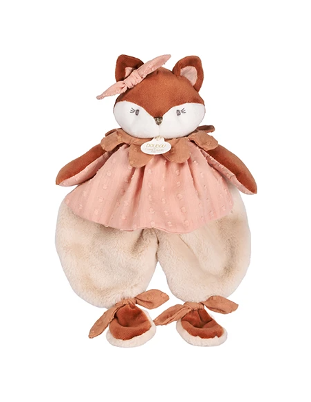 Doudou plat renard Mina 29 cm doudou et compagnie