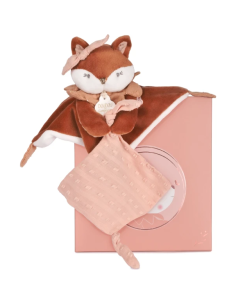 Doudou attache sucette renard mina 20cm doudou et compagnie