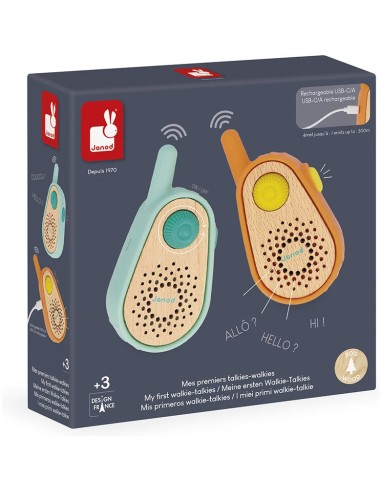 Lot de 2 Talkies-Walkies : Sports & Activités d'extérieur - Janod