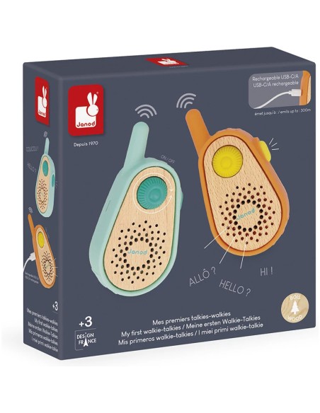 Lot de 2 Talkies-Walkies : Sports & Activités d'extérieur - Janod