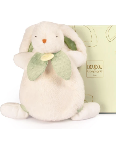 Doudou lapin bonbon vert sauge 25cm doudou et compagnie