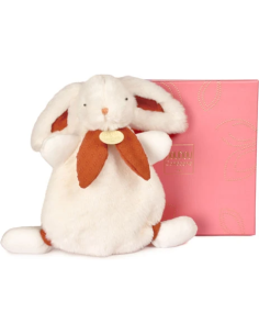 Doudou lapin bonbon terracotta doudou et compagnie