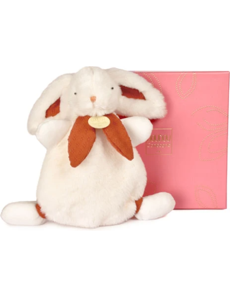Doudou lapin bonbon terracotta doudou et compagnie