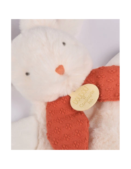 Doudou lapin bonbon terracotta doudou et compagnie