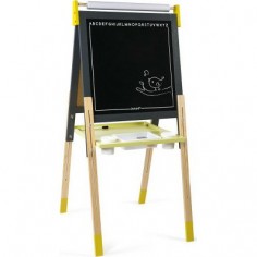 Tableau en bois réglable "Gris Jaune" 2