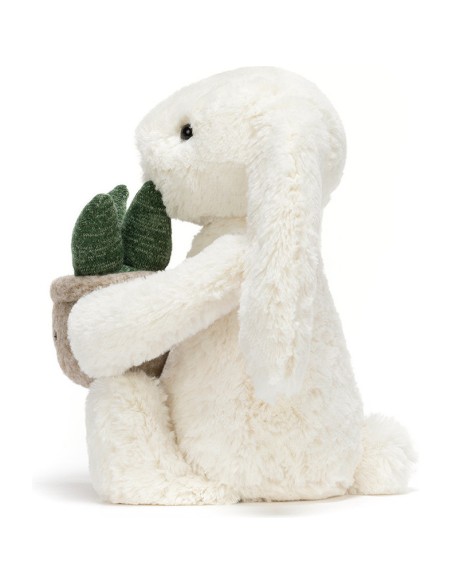 Jellycat Peluche Cream Bunny with Plant - Jellycat