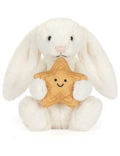 Jellycat Peluche Cream Bunny with Star - Jellycat