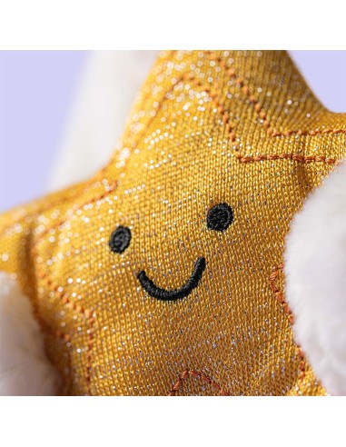 Jellycat Peluche Cream Bunny with Star - Jellycat