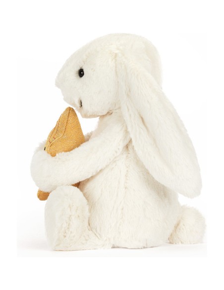 Jellycat Peluche Cream Bunny with Star - Jellycat