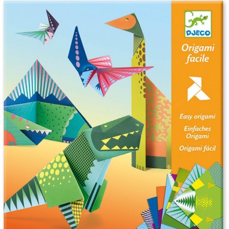 Origamis Dinosaures - faciles pour Enfant - Djeco