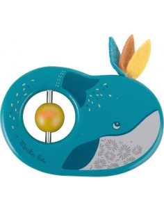 Hochet en Bois Baleine "Le Voyage D'Olga"