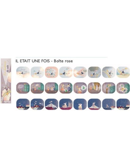 Lampe à histoires rose il était une fois