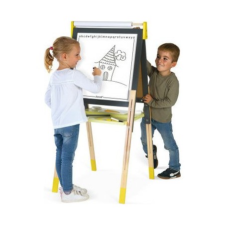 Tableau en bois réglable "Gris Jaune"