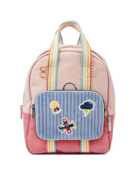 Pochette pour enfant, Jules le chien - En velours, avec sangle - Accessoires bagagerie - Lilliputiens