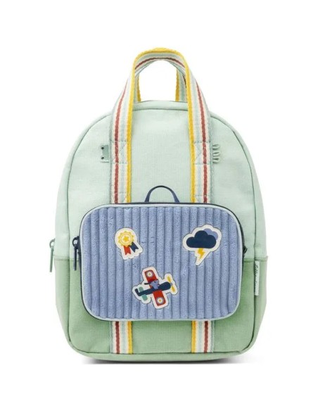 Pochette pour enfant, Jules le chien - En velours, avec sangle - Accessoires bagagerie - Lilliputiens