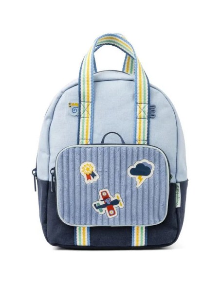Pochette pour enfant, Jules le chien - En velours, avec sangle - Accessoires bagagerie - Lilliputiens