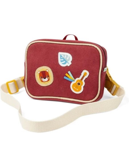 Pochette pour enfant, Jack le lion - En velours, avec sangle - Accessoires bagagerie - Lilliputiens