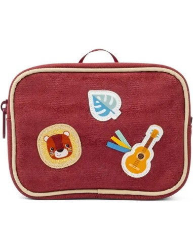 Pochette pour enfant, Jack le lion - En velours, avec sangle - Accessoires bagagerie - Lilliputiens