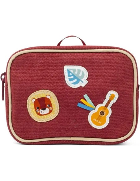 Pochette pour enfant, Jack le lion - En velours, avec sangle - Accessoires bagagerie - Lilliputiens