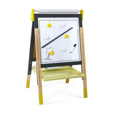 Tableau en bois réglable "Gris Jaune"