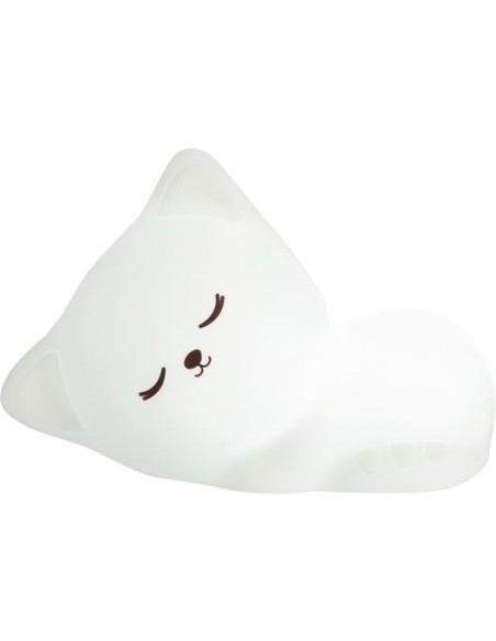 Veilleuse Chat Lil' Cat - Silicone Souple & Multicolore - Little