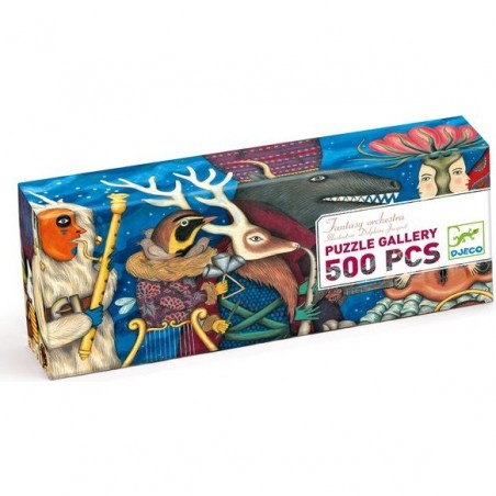 Puzzle Gallery - Fantasy Orchestra - 500 pièces - Djeco