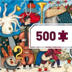 Puzzle Gallery - Fantasy Orchestra - 500 pièces - Djeco 2