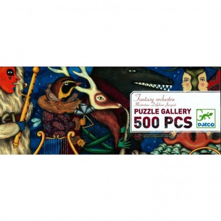 Puzzle Gallery - Fantasy Orchestra - 500 pièces - Djeco