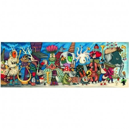 Puzzle Gallery - Fantasy Orchestra - 500 pièces - Djeco