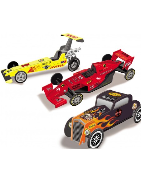 Maquettes déco voitures de course - CréaLign'