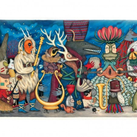 Puzzle Gallery - Fantasy Orchestra - 500 pièces - Djeco