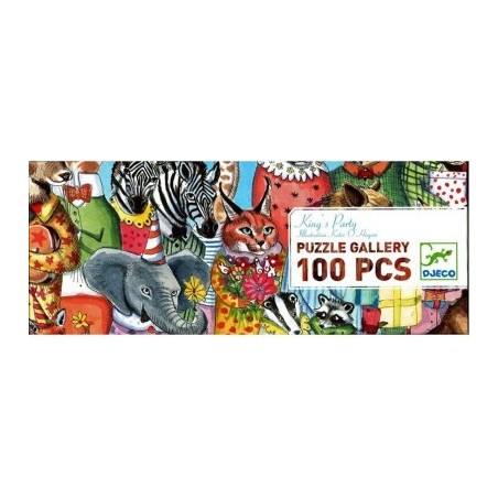 Puzzle Gallery Peinture - King's Party - 100 Pièces - Djeco