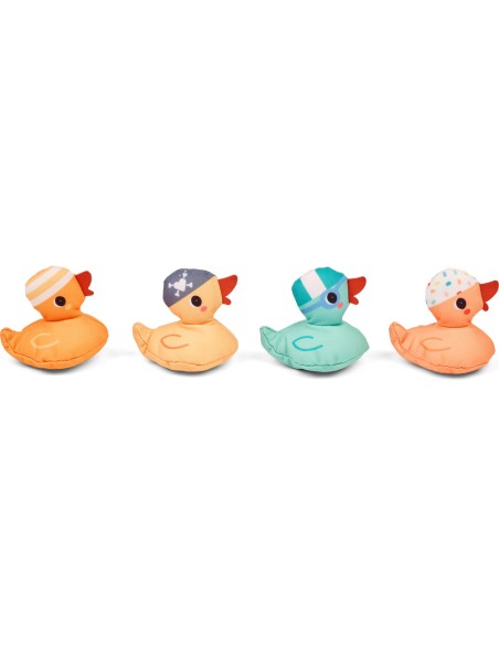 Jeu de pêcheaux canards en tissu pour le bain - Dès 12 mois - Jouet de bain - Lilliputiens