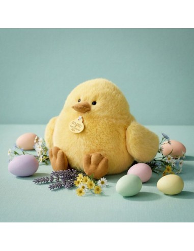 Peluche Poussin Piou Jaune - Doudou et Compagnie