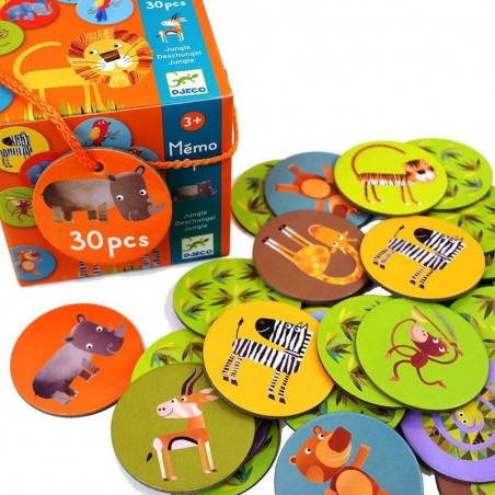 Jeu de Memo - Animaux de la Jungle - Djeco
