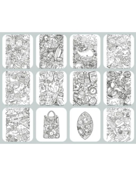 Draw-Pad - Kidywolf Tablette lumineuse Kidydraw Pad Méli-Mélo
