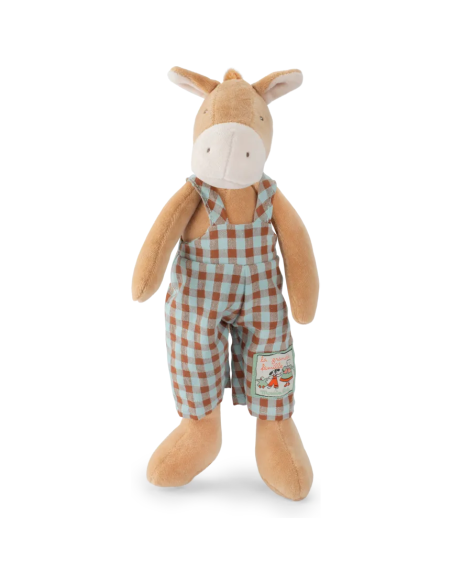 Peluche Hugo le cheval Les petits frères - La Grande Famille - Moulin Roty