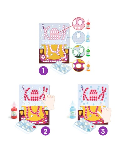 Coffret Peinture Peindre avec ses doigts - Pois et poissons - Djeco