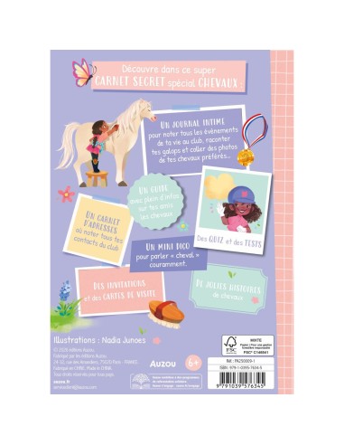 Mon Carnet Secret - Chevaux - Auzou