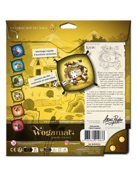 Piste de dés Yokai : Crapaud - Accessoire de jeu - Wogamat